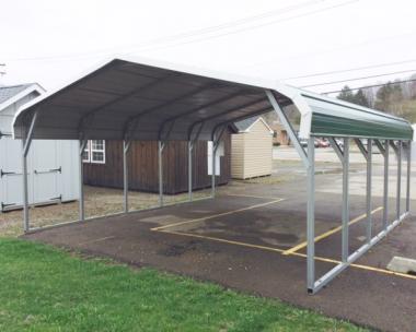 18 x 21 Bow Carport 