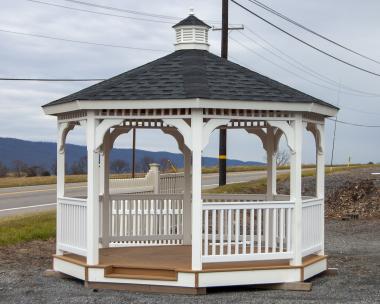 12x12 Vinyl Gazebo for sale at Pine Creek Structures of Spring Glen