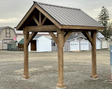 Rough Cut Hemlock Pavilions - Built on Site available in Binghamton