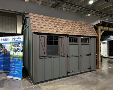 10x12 Dutch Barn Shed with LP Board N Batten Siding