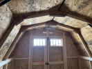 Transom windows in a shed by Pine Creek Structures